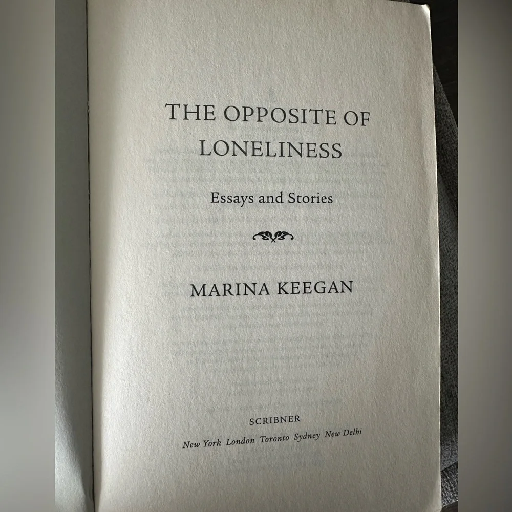 The Opposite of Loneliness. Paperback Book. - Picture 3 of 3